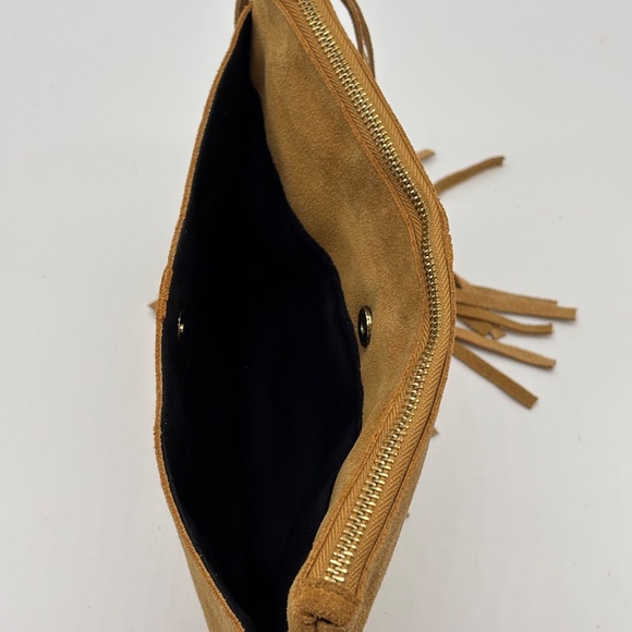 Suede Fringed Clutch by F21 - Picture 6 of 6
